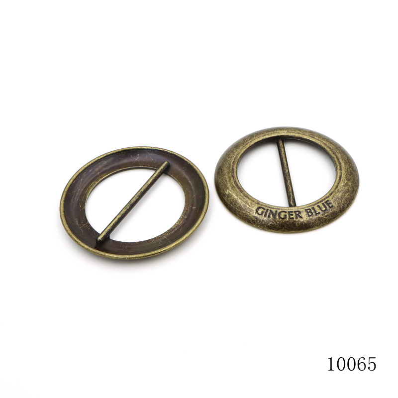 Anti Brass Metal Pin Buckle 46mm Round Metal Buckle OEM ODM For Bag Accessories