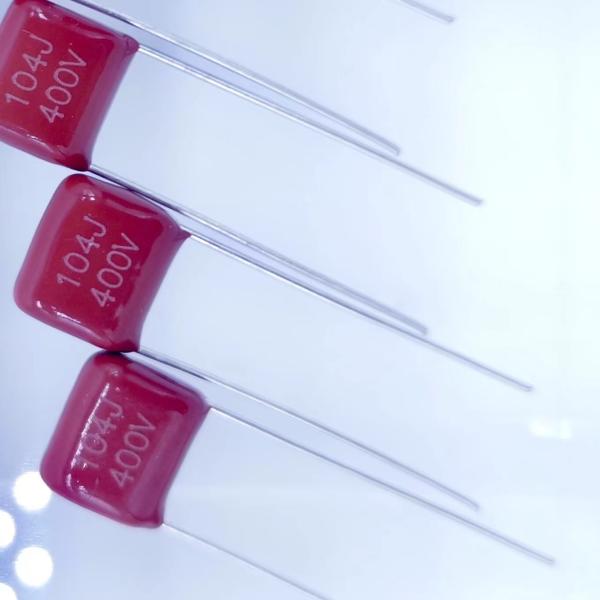 Metallized Polyester Film Mini Capacitor CL21X 104J400V Laser Printing