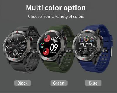 Nouveau NX9 Défense Sports Bluetooth appel Smart Watch 1.39 écran rond Ultra Long Standby