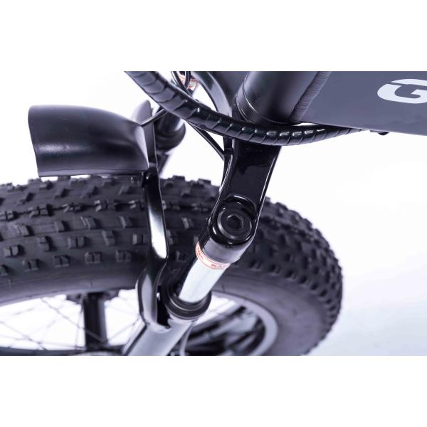 20 Inch Electric Folding Fat Bike 350w 36v Battery Waterproof In Rain