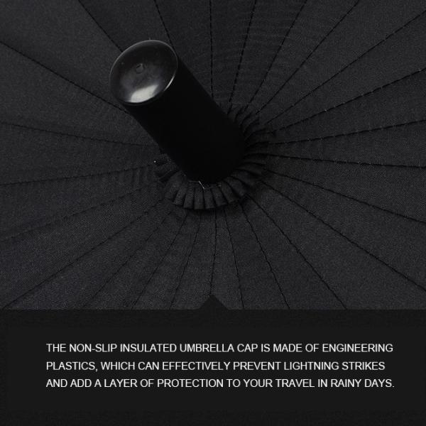 Rust Free Fiberglass Ribs Shaft Auto Golf Umbrella