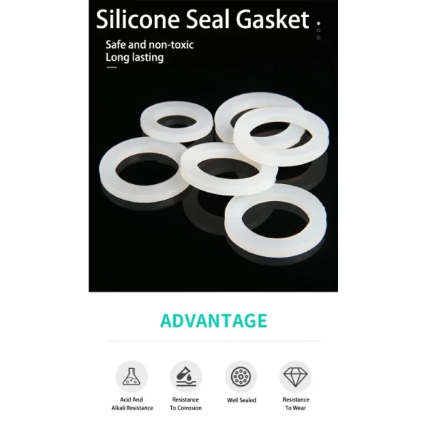 High-Temperature Shock-Absorbing Flat Gasket Seal Custom Non-Standard Waterproof Rubber EPDM NBR Gasket for Manufacturers