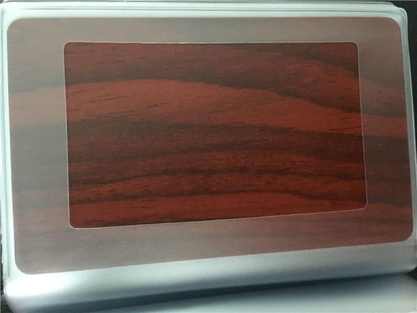UV Resistance 7.0mm Aluminum Wood Panels / ISO14001 Aluminum Interior Panels