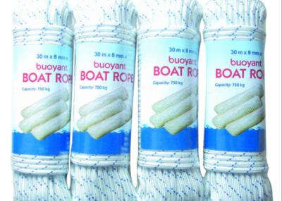 Corda de nylon do iate da trança dobro flutuante do barco 6mm para Mainsheet