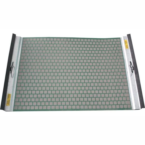 API RP 13C Perfuração de lama Controle sólido de aço inoxidável Quadro composto Tipo de onda plana Ecrã de agitação de xisto