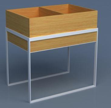 Lightweight Cosmetic Storage Rack / Beauty Product Display Stand Delicate Design