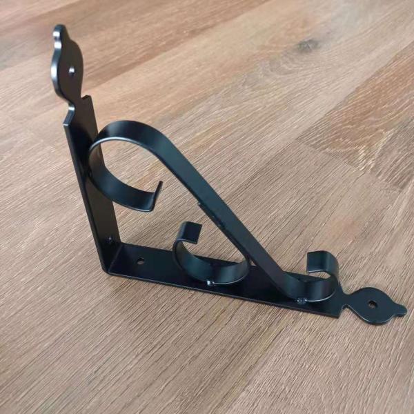 Outdoor and Indoor Metal Wall Mount Hanging Plant Bracket for Decorative Arrangements