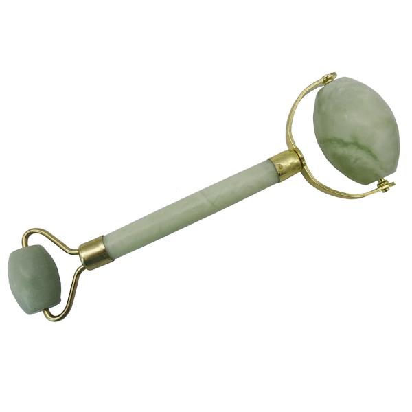 Xiuyan Jade Skin Care Jade Stone Facial Eye Therapy Skin Tightening Spa Wrinkle Remover Massager Face Roller With Flower Handle