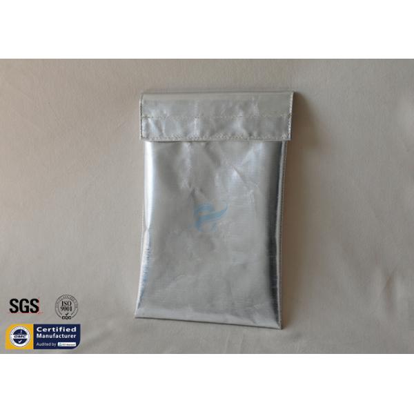 Fireproof Bag Document Cash Envelope 1022℉ Silver Non Itchy Fiberglass Cloth