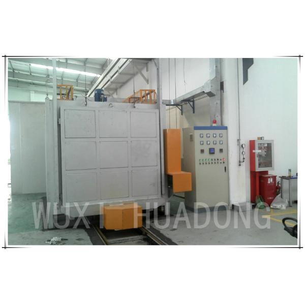 печь шестка тележки Адвокатуры меди 5Т, яркая печь отжига вакуума