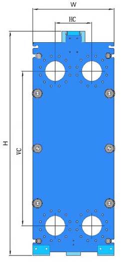 Supply EPDM Plate&Gasket Tranter Replacement Plate Heat Exchanger Spare Parts