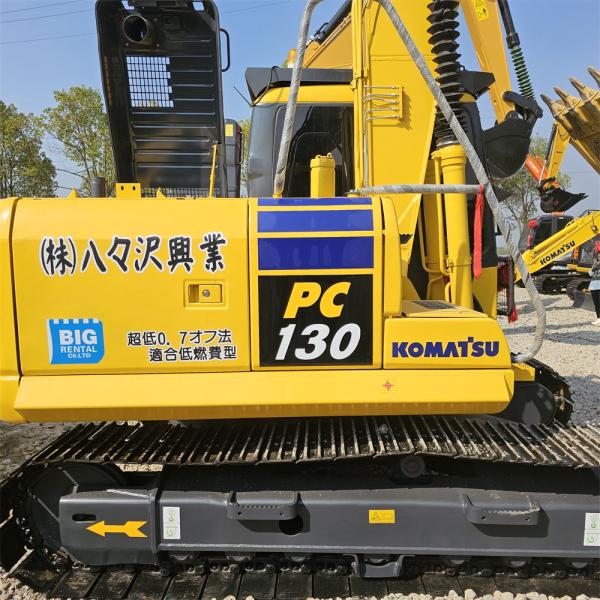 PC130 Использованный экскаватор Komatsu Средний Использованный экскаватор 13 тонн