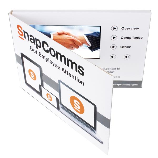 Tarjeta de visita de vídeo LCD personalizada Tipo de tarjeta de folleto de vídeo LCD Perfecto para la estrategia de marketing B2B