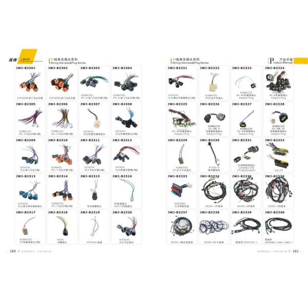 Sk330-8 J08 Kobelco Spares Excavator Engine Wiring Harness 82121-E0301 Vh82121e0301