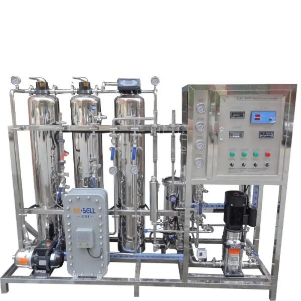 500 Liter Per Hour Ultrapure Water Machine SUS Tank For Domestic Water Filed