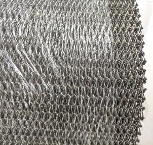 SS 304 316 Stainless Steel Industrial Herringbone Conveyor Belt For Food