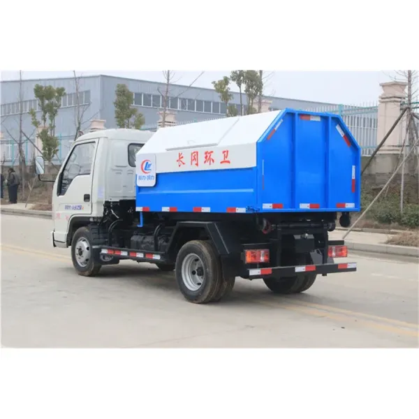 China Foton2 ton Small Hook-Arm Garbage Truck