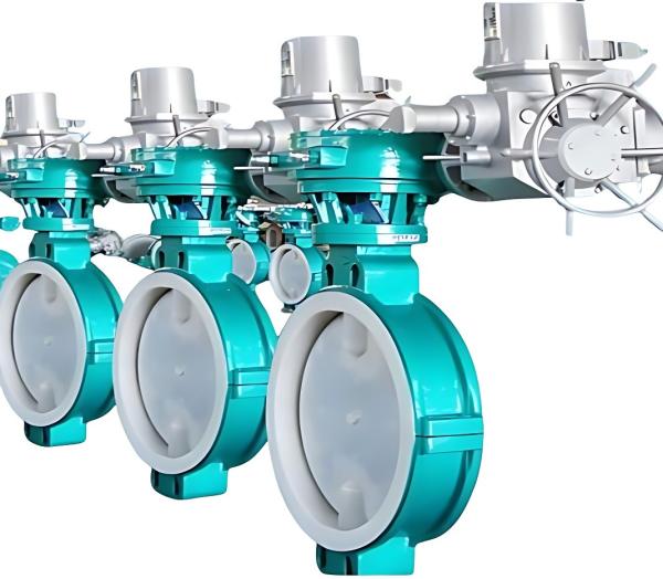 Fluorine Lined Stop Valves for pipeline Strong Corrosion Resistance