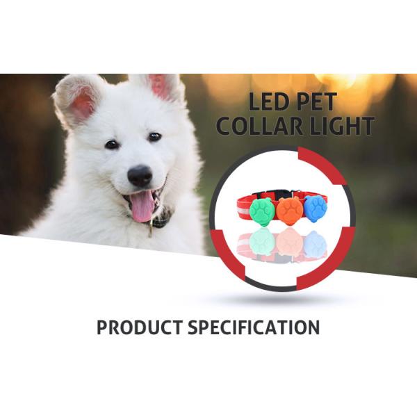 Dog LED Light Blinker Night Flash Pet Dog Cat Puppy Safety Collar Tag Hi - Visibility