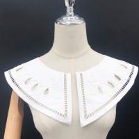 Vestido de noiva colarinho de flores tecido de vestuário costura de casa vestuário têxtil colarinho de flores acessórios colarinho de renda