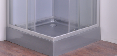 Водоустойчивой покрашенные белизной кабины ливня профилей стеклянные, стеклянные наборы стойла ливня