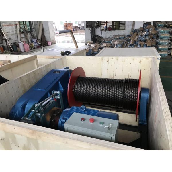 12m/Min Pulling Electric Wire Rope Winch Vehicle Recovery Winch In Mining