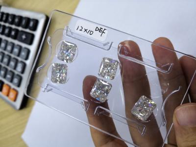 Emerald Cut moissanite big sizes 12*10mm 7cts DEF Color