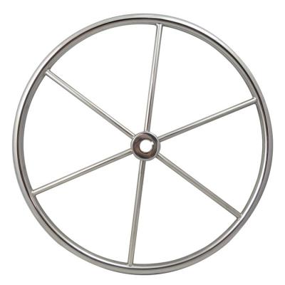 Central Cap Included Sailboat Steering Wheel Mirror Polished Surface