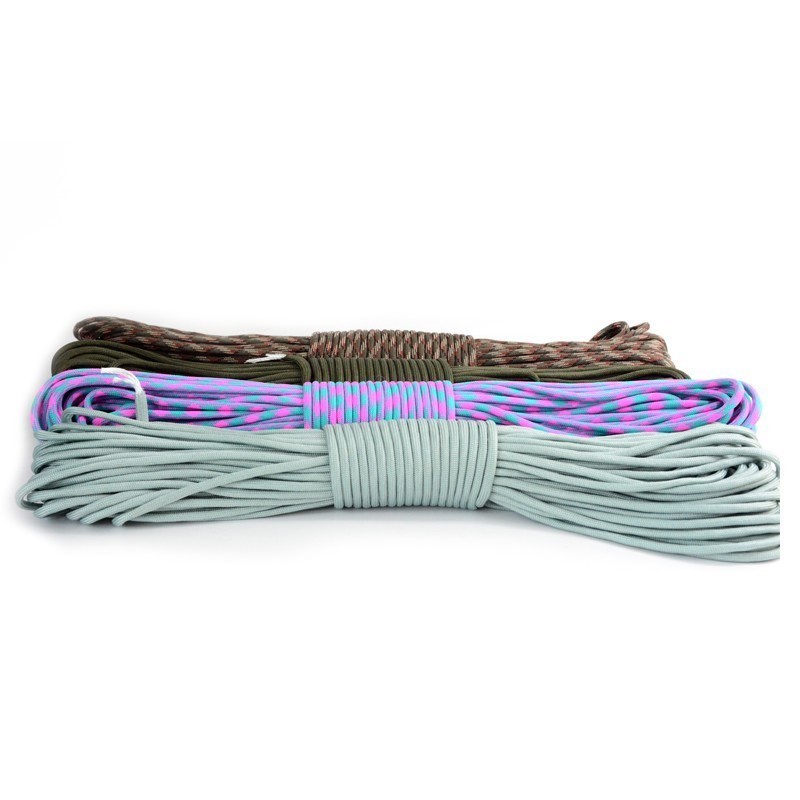 100FT Outdoor Survival 550 Paracord Polyester 4mm Paracord Rope