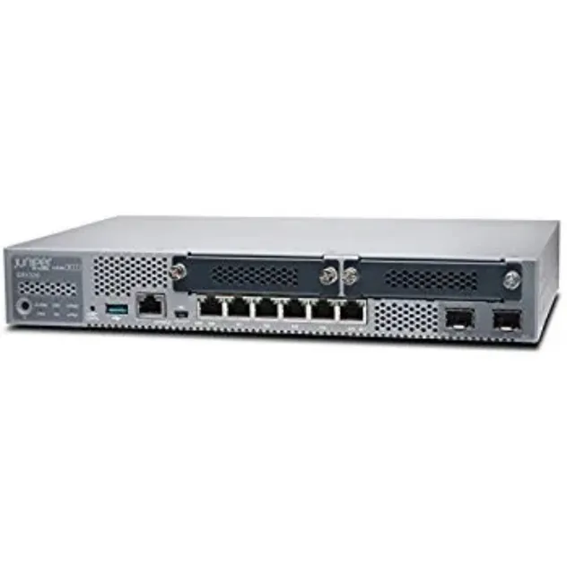 Juniper SRX1500 AC Firewall with 9.2Gbps Throughput, Dual Flash-SSD Storage, and 1U Rack-Mount Design for Enterprise Security