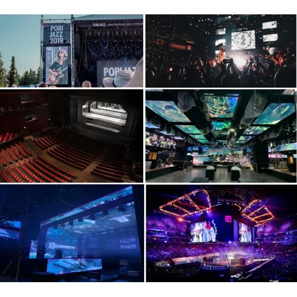 Алюминиевый шкаф для литья под давлением Внешний 500x1000 мм P4.81 LED видеостены