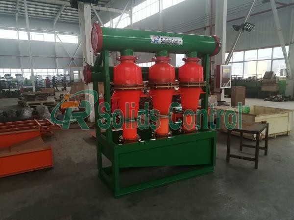 Boue Desander de TRCS3S avec 12 hydrocyclone 8 admission 10 débouché