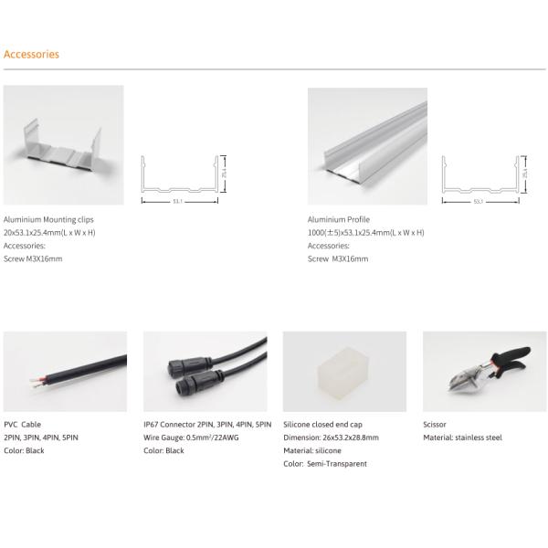 LEDCORP® Neon Flex / Top Bend Digital Suitable for Surrounding and Auxiliary Lighting