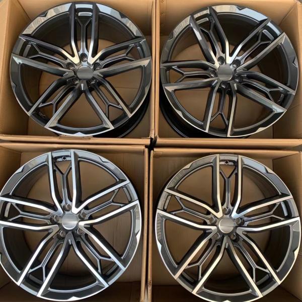 Forged 5x114.3 21 Inch Alloy Wheels Rims For Maserati 5 Double Spoke