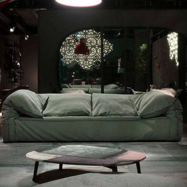 Italian Modern Office Home Indoor Living Room Nordic Velvet Seat Bag Sofa Set 2-4 Seater Convertible Custom Design School Park