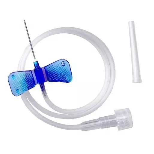 18-27G EO Sterile Multi-Color Coded Butterfly Needle Disposable Medical Scalp Vein Set for Infusion & Blood Collection