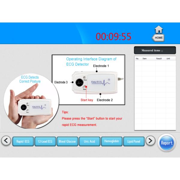 Telemedicine Equipment Win 7/10 Compatible Patient Check-in Kiosks with SDK Function