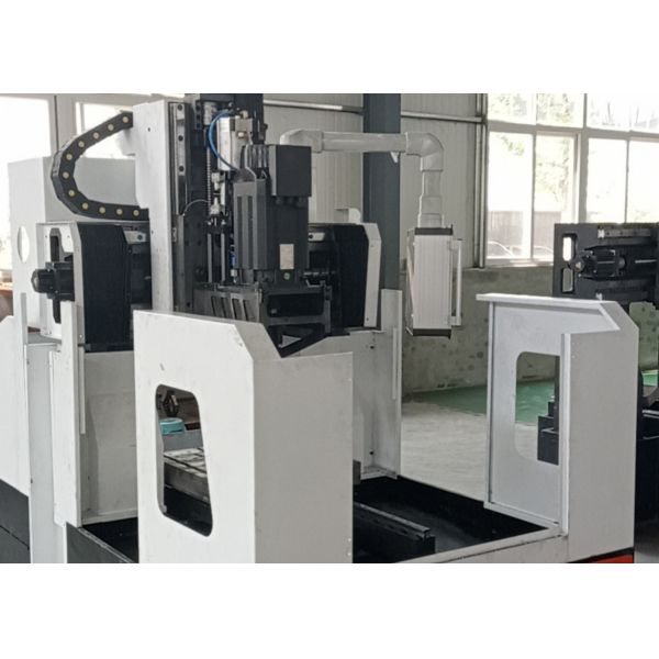 11KW Servo Spindle Motor Power Gantry CNC Drilling Machine For Flange Sheet Metal