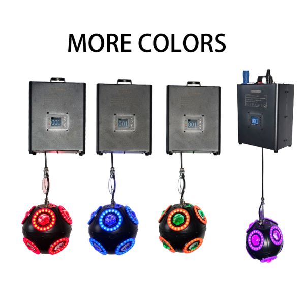 3m DMX Winch RGB bola abierta LED bola cinética