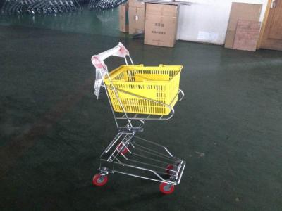 Chrome plated Shopping Basket Trolley , personal shopping cart