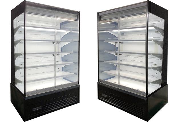 Wall-Site Multideck Chiller Open Display Fridge For Dairy Fresh And Pre-Packed Products
