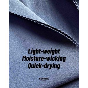 230gsm 77%Biobased Nylon + 23%Black Spandex Stripe Recycled Nylon Fabric SP7441