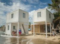 Modular pré-fabricado Sandwich Panel House pré-fabricadas casas de metal com 75 mm de lã de rocha parede de isolamento