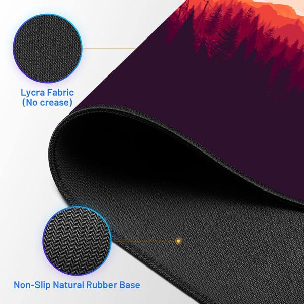 Sublimation Forest Comic Desk Rubber Computer Mouse Pads With Custom Logo in and Stock