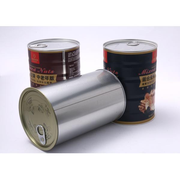 Кофейные орехи Круглые оловянные банки 400 г 500 г 800 г Круговые оловянные контейнеры