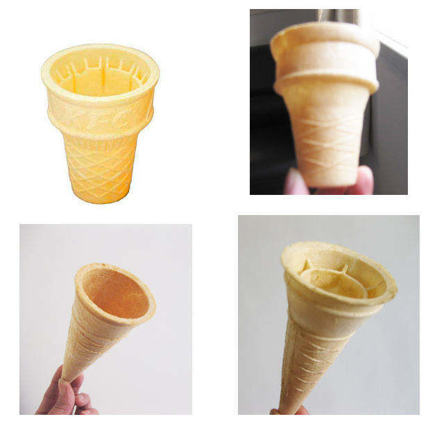 Simple Commercial Operation Ce Certified Small Waffle Ice Cream Cone Egg Rolls Machine