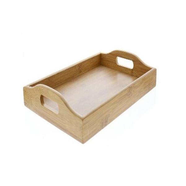 Antimicrobial Non-toxic rectangular  Customized Bamboo Serving Tray