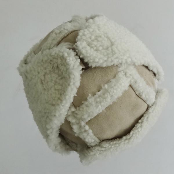Sheepskin Winter Russian Trapper Hat Double Face Plush Style Adult Size