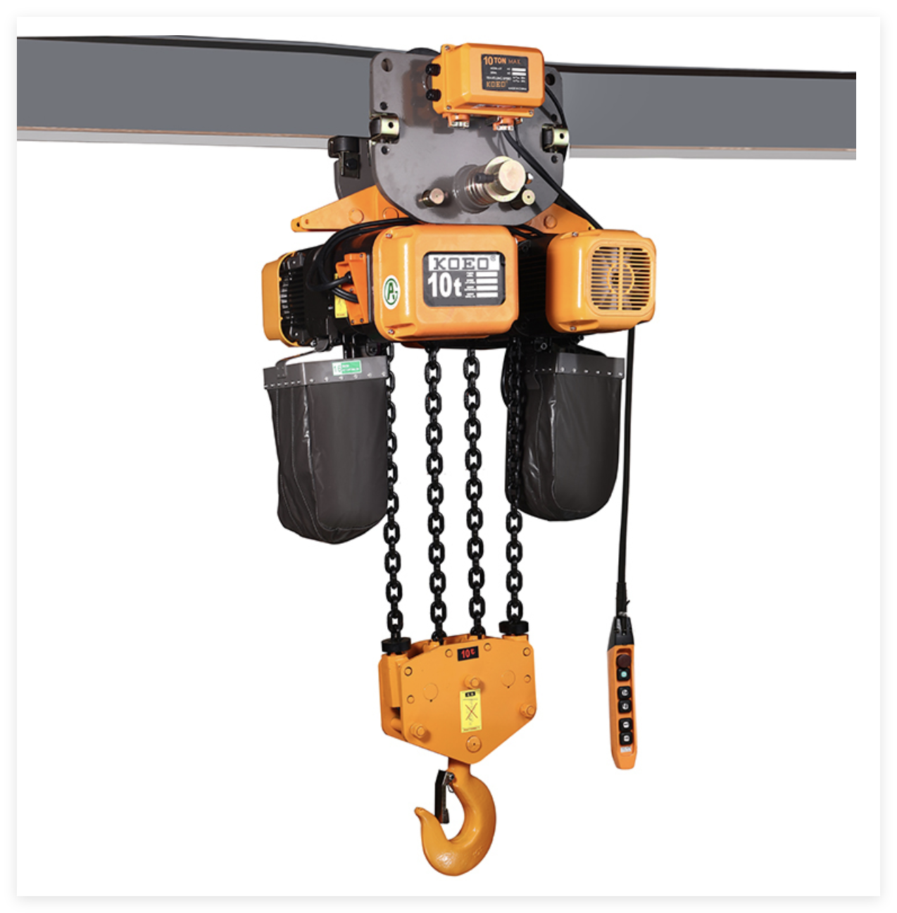 10T - 30T Industrial Electric Hoist Four Chain Trolley Electric Hoist EQ Series