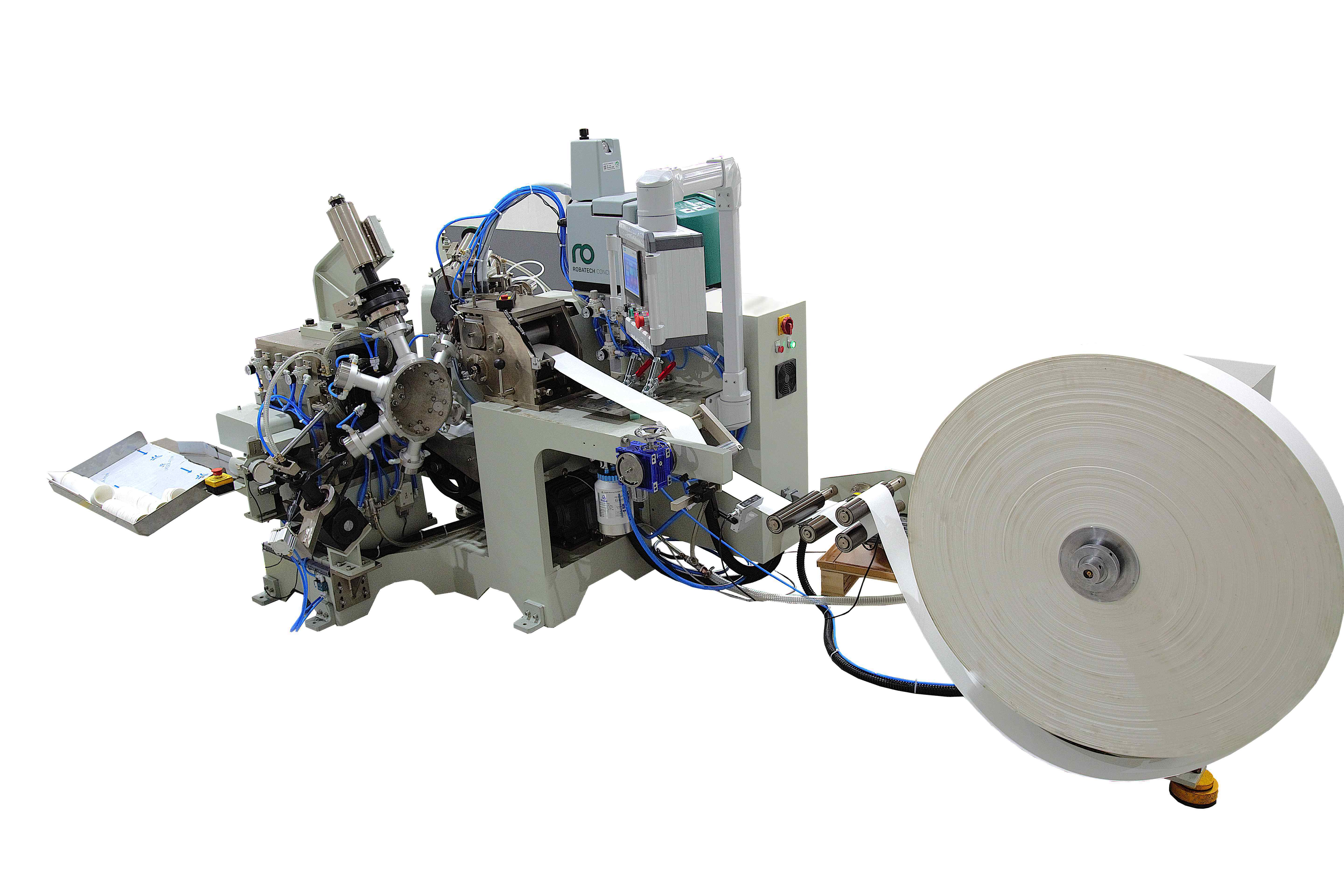 ZB1R-A Automatic Conical Rolled Rim Paper Cup Machine with 180pcs/min High-Speed Production 3.5-14oz Capacity and CE Certified Export Grade